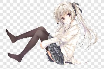 Anime Girl By Nyancatvevo  Cute Anime Girl Transparent Transparent PNG   733x424  Free Download on NicePNG