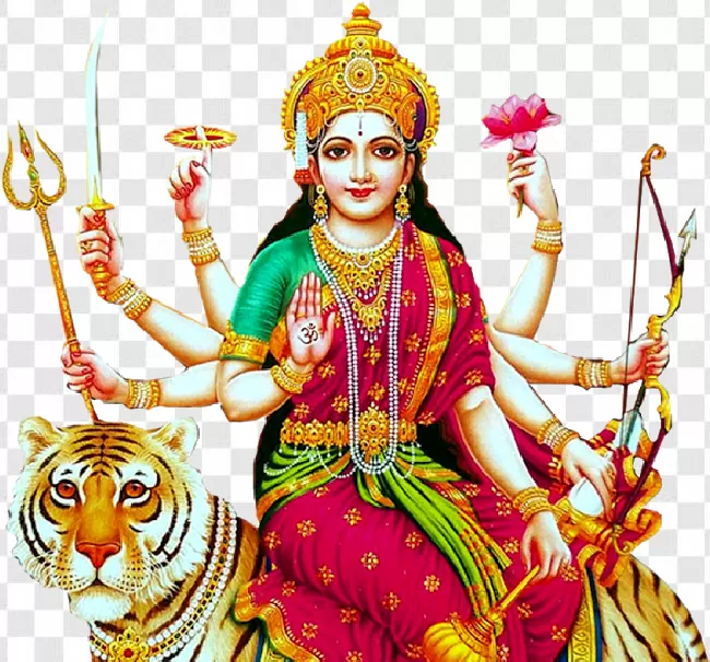 Durga Maa Images Png Transparent Background Free Download - PNGImages