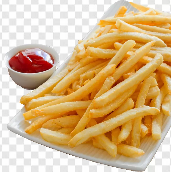 transparent french fries