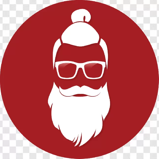 Santa Beard Logo Transparent Background Free Download - PNGImages