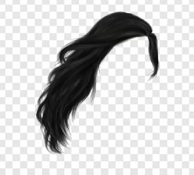Long Hair Png Image High Quality Transparent Background Free Download -  PNGImages