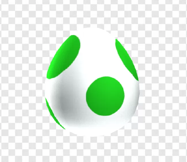 Yoshi Png Image Background - Super Mario Yoshi Egg Transparent PNG