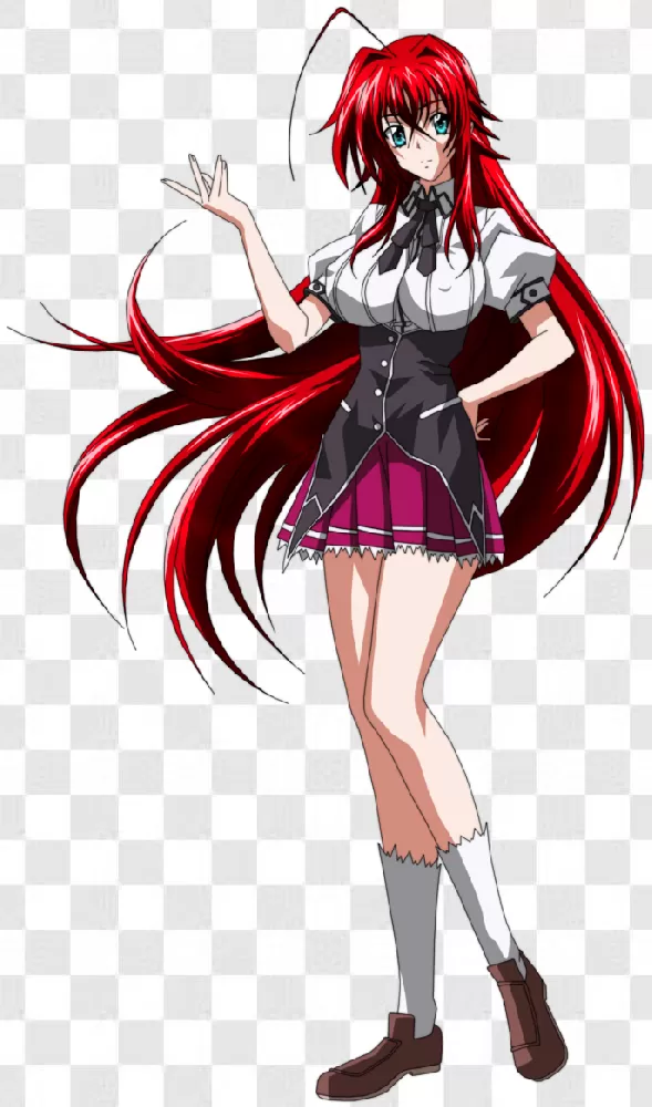 High School DxD Rias Gremory National Secondary School Anime PNG - Free  Download in 2023